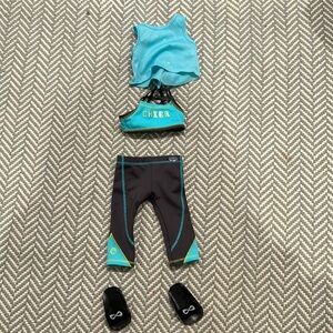 American girl doll cheerleading outfit for doll of the year 2020 Joss